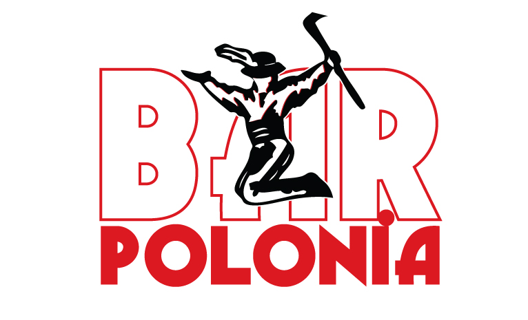 Bar Polonia Logo, created for the Royal Canadian Legion Branch #219 | Polish Combatants Branch #1. The logo features a goral dancer.