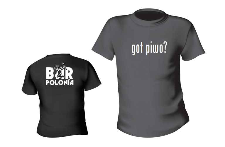 Bar Polonia T-shirt: Got piwo