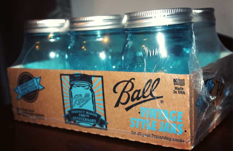 Ball® Heritage Collection "NEW" Pint Jar 6-pc, blue mason jar love! | Alex Inspired