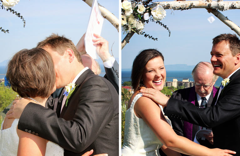 Pierwszy pocałunek jako mąż i żona | First kiss as husband and wife 