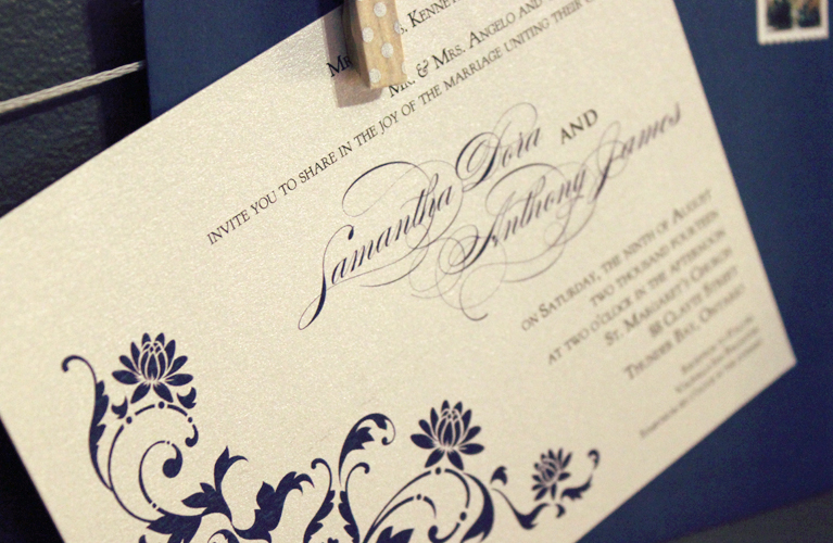 Formal Wedding Invitation, Wedding Stationery | Alex Inspired