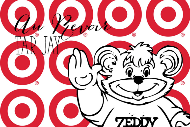 Zeddy Bear (Zellers), waving good bye to Target |Alex Inspired - a Canadian Perspective
