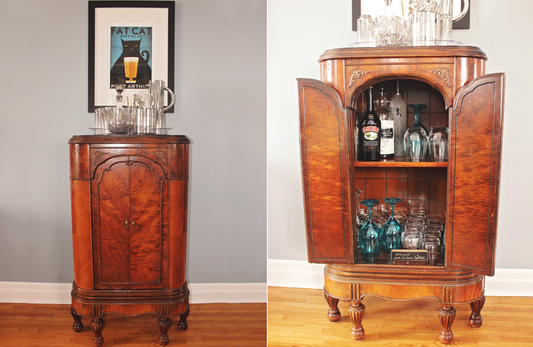 Antique Gramophone Turned Bar | Alex Inspired