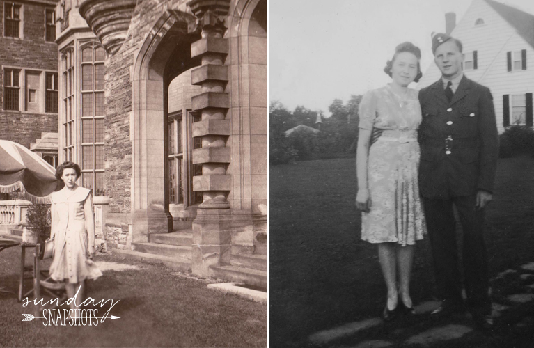 Valerie, Glenna and Dennis, 1943 Photos by Glenna Hare | Alex Inspired