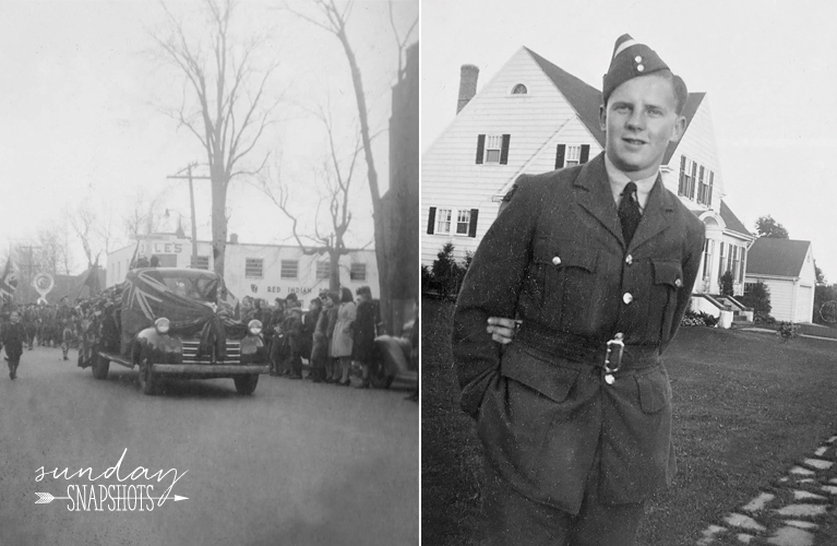 Moncton 1943 parade, British Soldier - photos by Glenna Hare | Alex Inspired