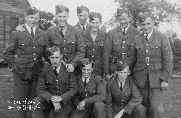 Sunday Snapshot 1943, British Pilots in Moncton New Brunswick, photo by Glenna Hare | Alex Inspired