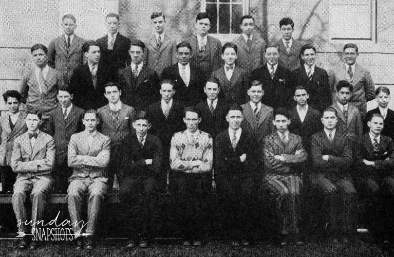 1929 De La Salle High School Year Book Photo of Stanley Golden | Alex Inspired