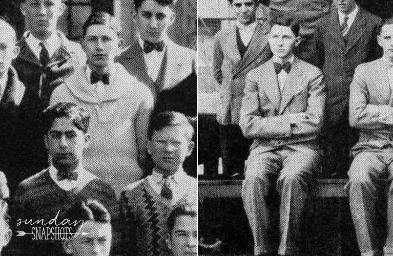 1928 and 1929 De La Salle High School Year Book Photos of Stanley Golden | Alex Inspired