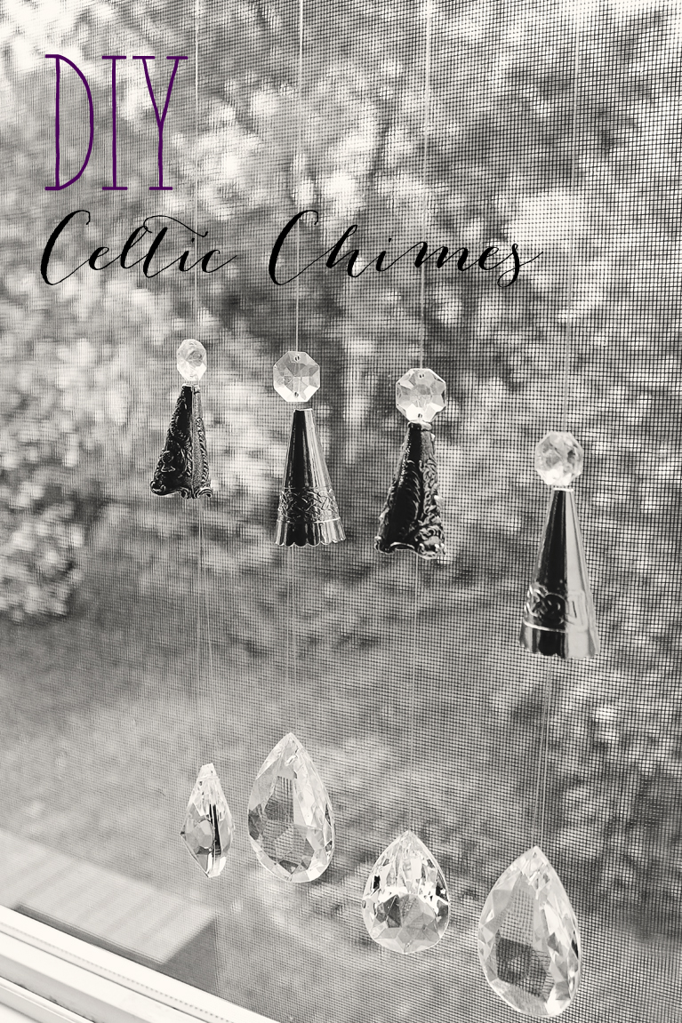 DIY Celtic Chimes hanging from window | Alex Inspired