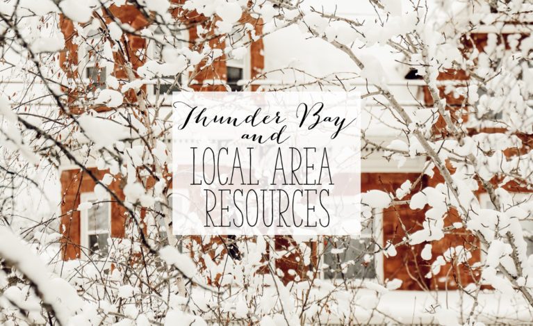 Thunder Bay and Local Area Resources
