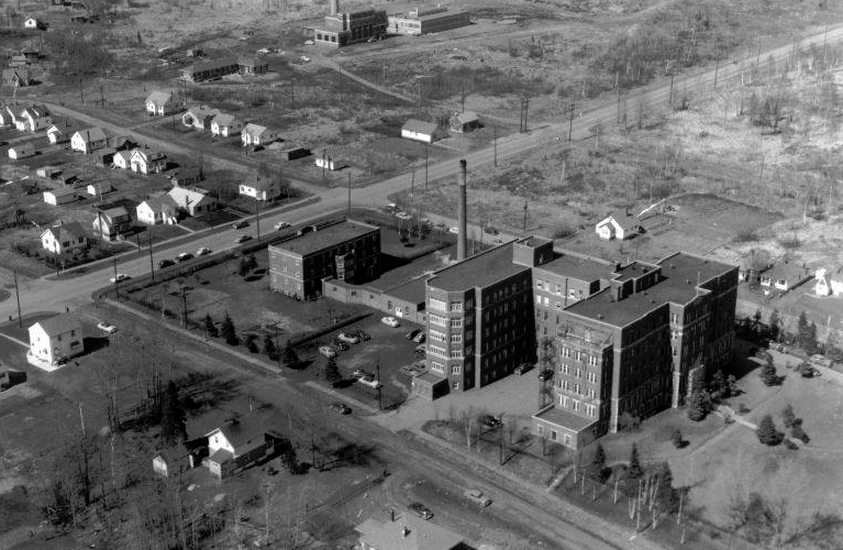 Arial view of the Port Arthur General Hospital