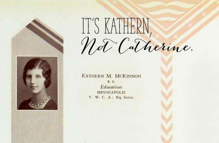 It's Kathern, not Catherine | Alex Inspired 