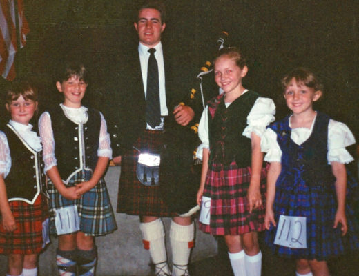 1990 something Highland Dance Competition Thunder Bay, Ontario