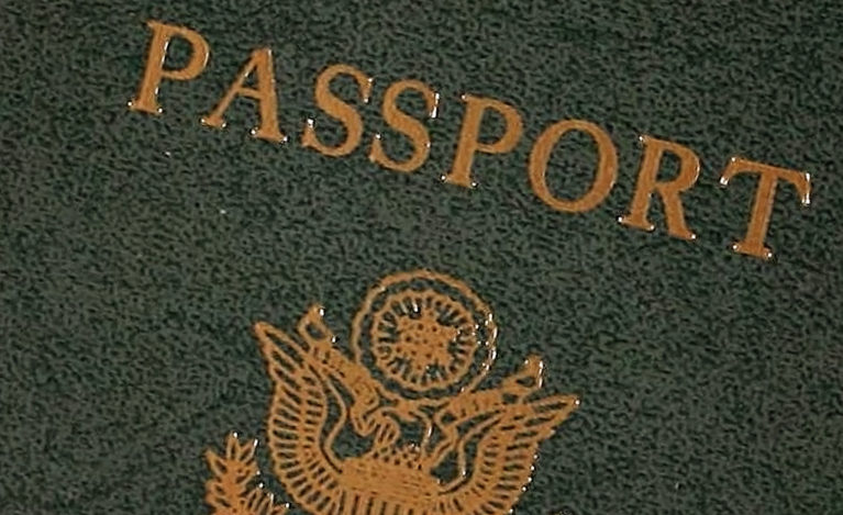 Old American Passport - 1919