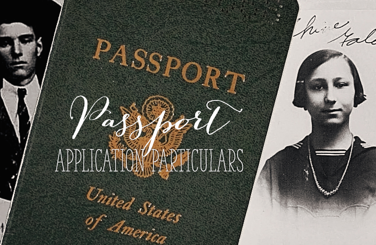 Vingage American Passport Applications | Alex Inspired