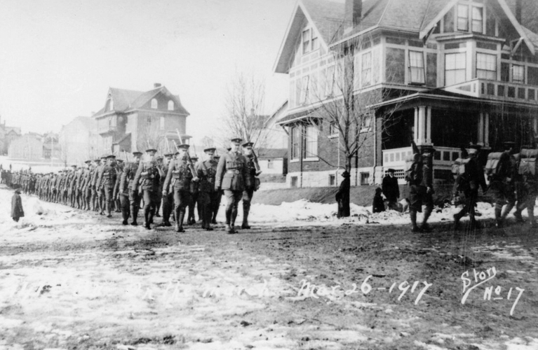 The Lake Superior Regiment Marching in Port Arthur | Alex Inspired