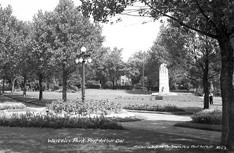 The Cenotaph at Port Arthur | Picture Courtesy of the Thunder Bay Museum | Alex Inspired