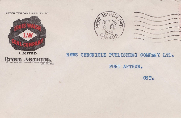 The Walsh Coal Company Envelope - found on Ebay | Alex Inspired