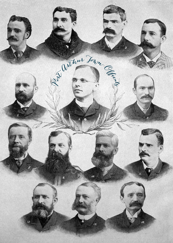 Town officials of Port Arthur 1880s | Alex Inspired