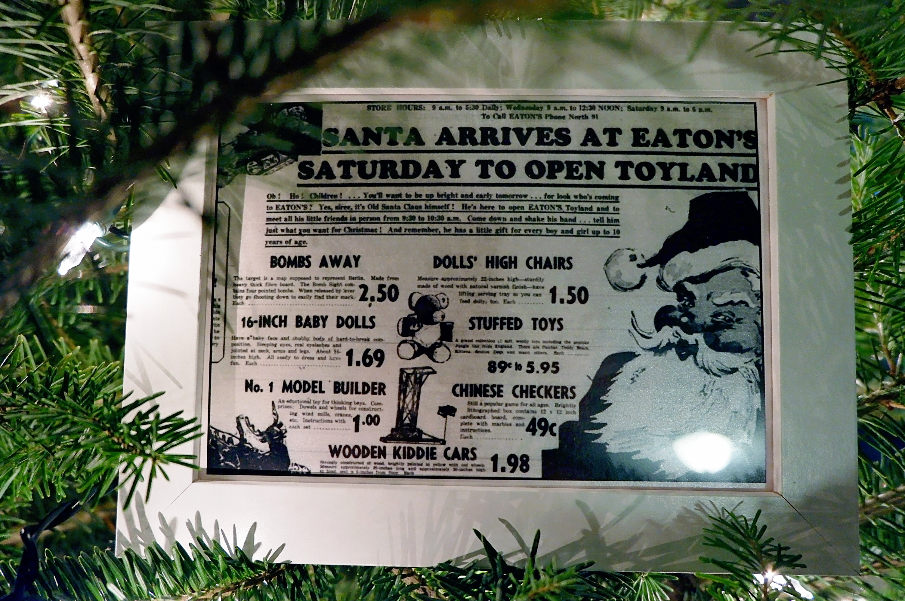 Vintage Christmas Ads from Eaton's Department Store | Alex Inspired