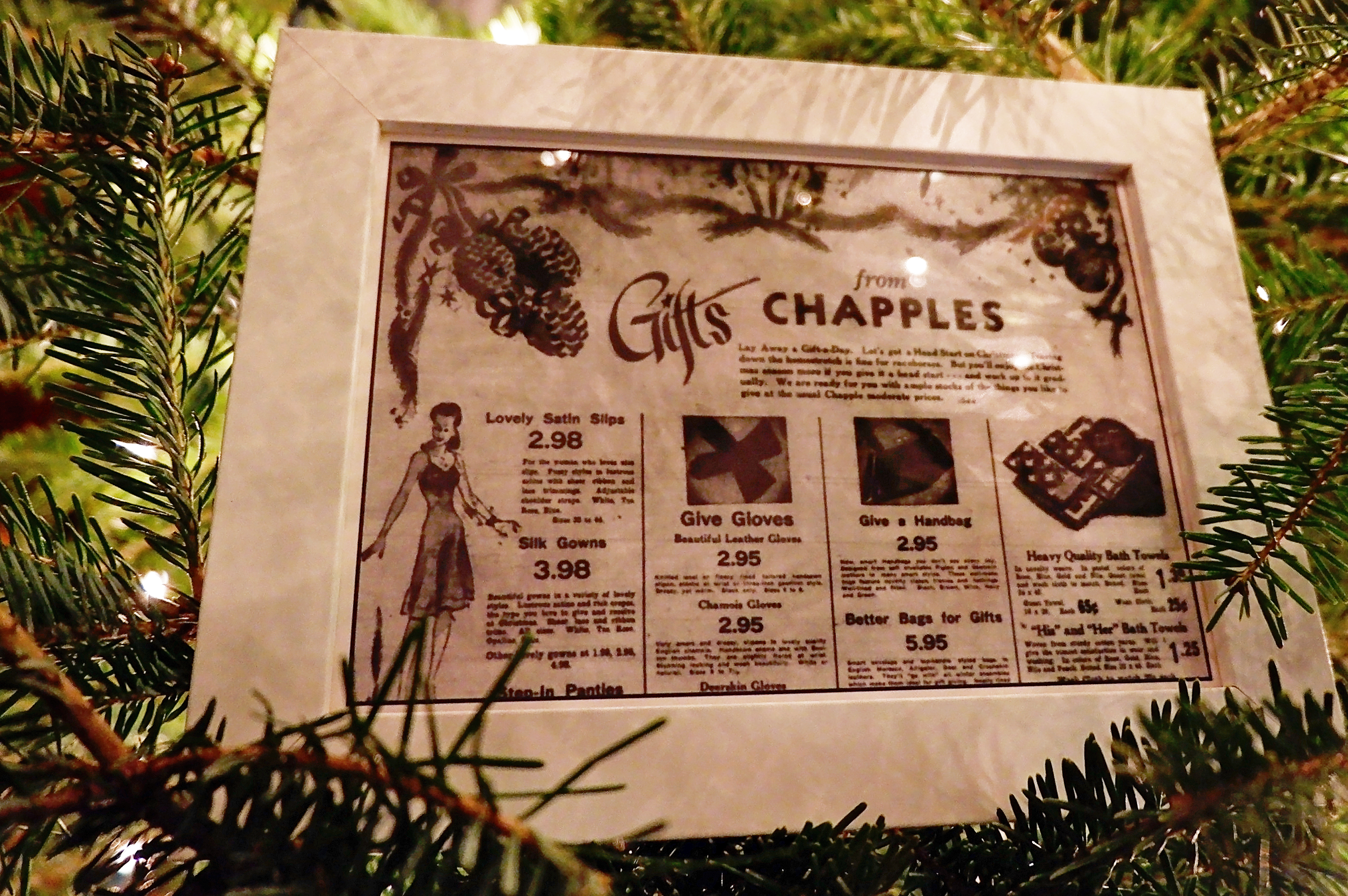 Chapples Vintage Christmas Department Store Advertising | Alex Inspired