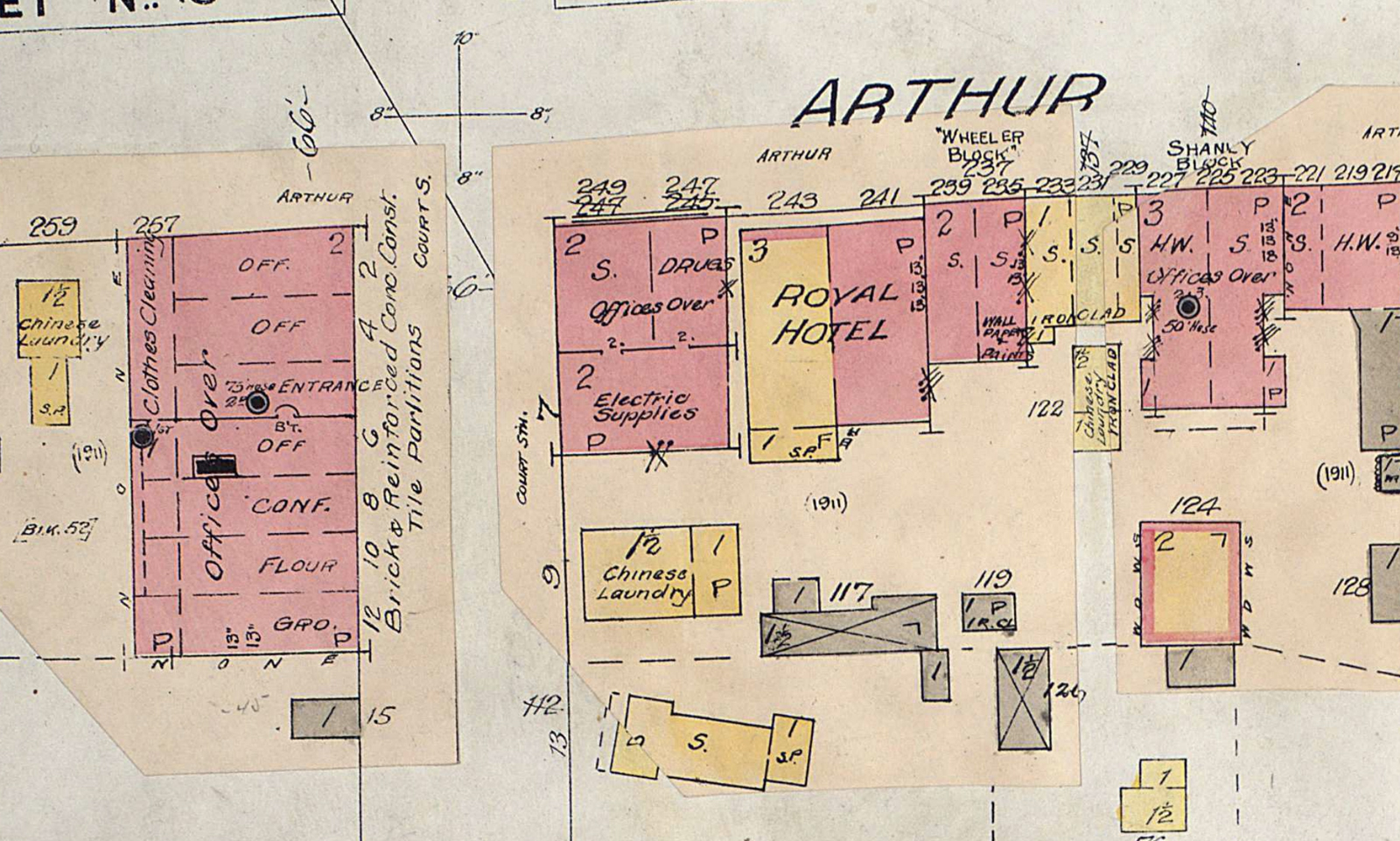 Eaton's at Christmas | Alex Inspired - Fire map of Port Arthur from the early 1900s indicating where the Eaton's store would soon arrive.