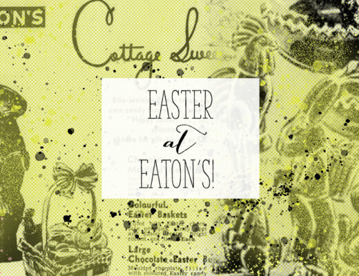 Old Eaton's advertisements for easter - Alex Inspired